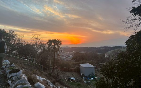 逗子の夕日